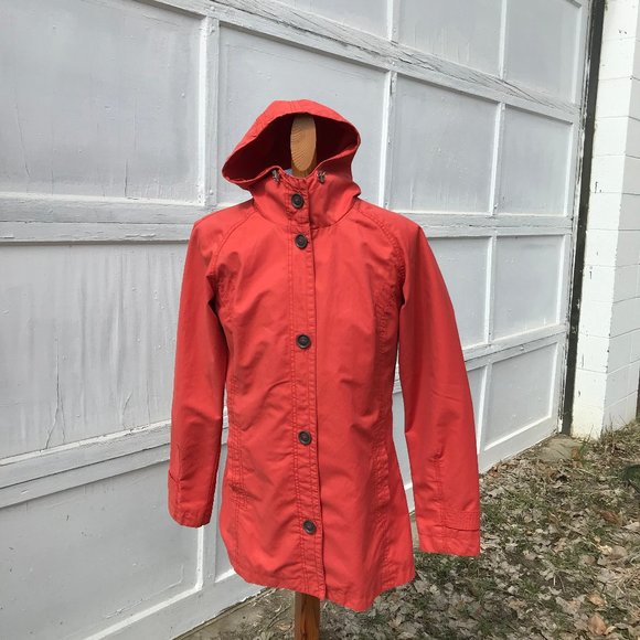 Eddie Bauer Red Hooded Jacket - Picture 1 of 11